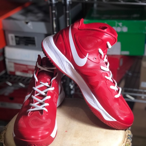 Men's Nike Hyperfuse Basket 525019-600 Red Sz 11.5 - Picture 11 of 12